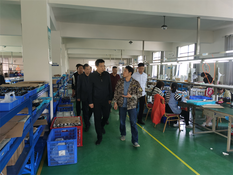 县委书记万鼎一行来我司工厂调研指导工作 县委书记万鼎一行来我司工厂调研指导工作